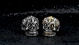  carving  stainless steel  skull ring men