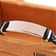High Quality Genuine Leather Bracelet Stainless Steel