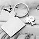 316L stainless steel key ring
