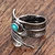 blue diamond ring