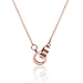 double circle neckalce