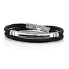 mens simple leather bracelet