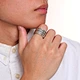 steel men's ring