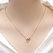 double circle neckalce