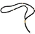Black Agate Bead Necklace