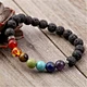 Lava Volcanic Stone Bead Bracelet