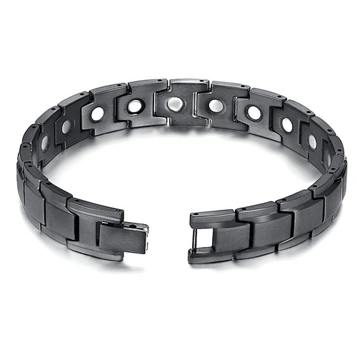 Hot Men's Black Anklet Stainless Steel Magnetic Anklet Bracelet Jewelry