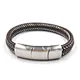 leather bracelet with magnetic closure