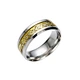 High Quality Golden Dragon Male Ring Stainless Steel Ring