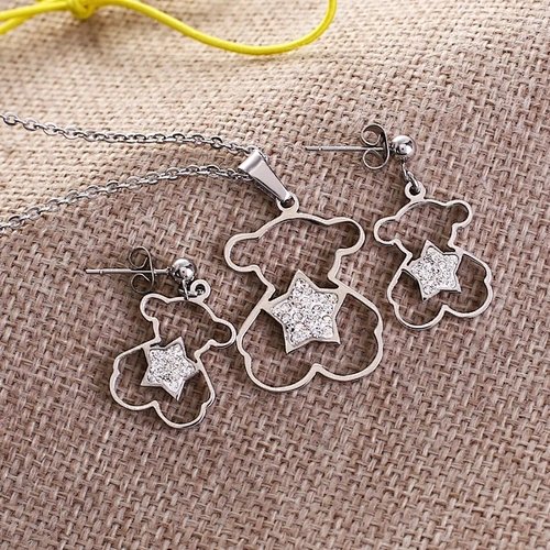 JMY Wholesale Best Selling High Quality Brand Women Stainless Steel Jewelry Set