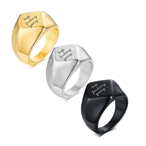 custom signet ring