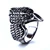 animal head men's ring  gold