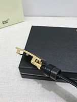 Monogram cow leather