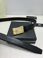 Monogram cow leather
