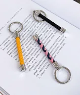 Leather rope keychain