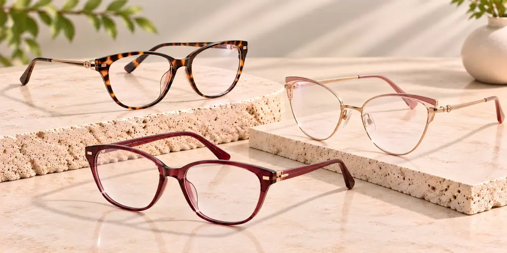 HONKAN wholesale cat eye glasses and sunglasses with elegant upswept frames