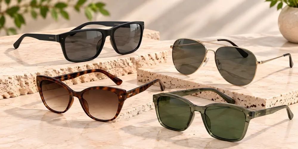 HONKAN wholesale sunglasses collection in acetate TR90 PC and metal frames