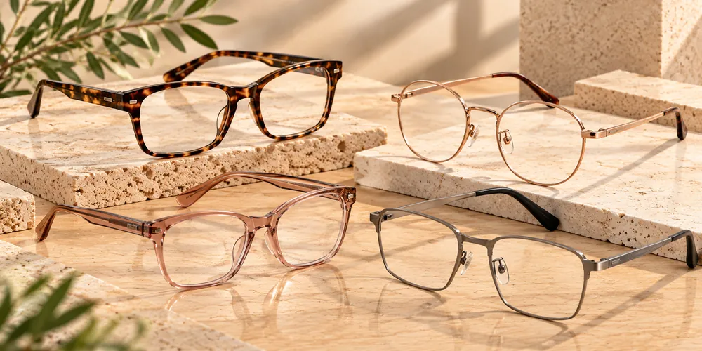 HONKAN wholesale optical frames acetate TR90 metal and titanium eyeglasses