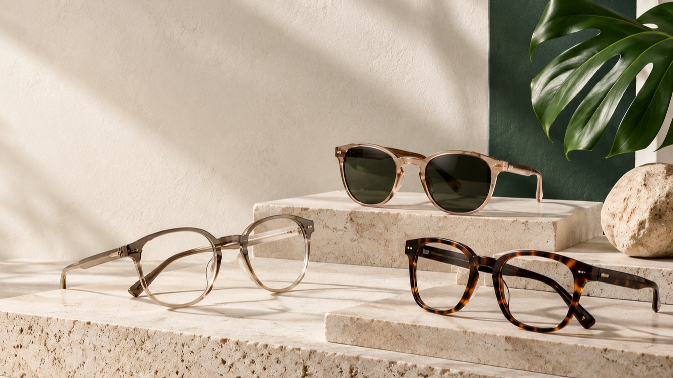 HONKAN eyewear catalog collection featuring optical frames and sunglasses