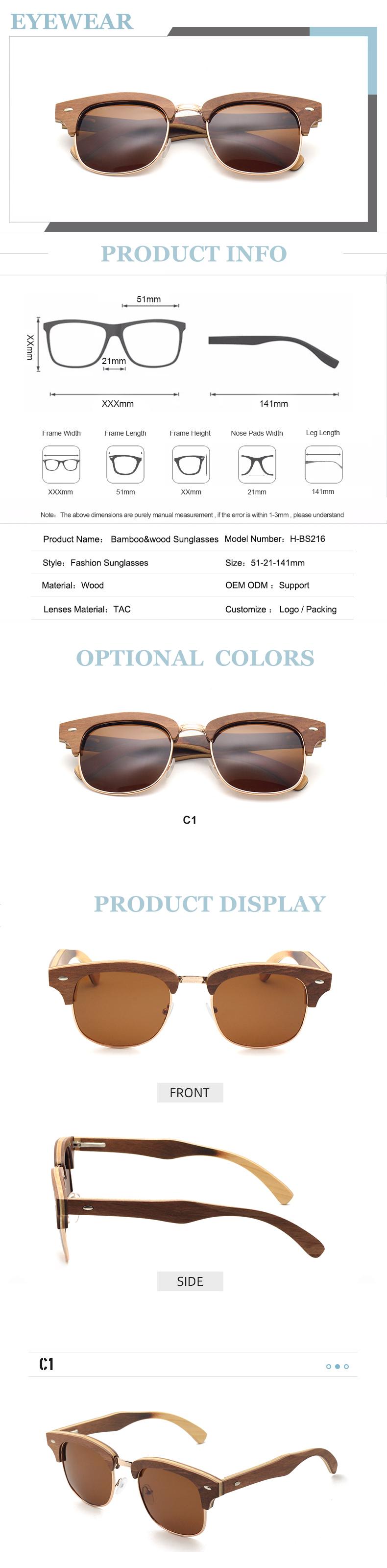 wood sunglasses