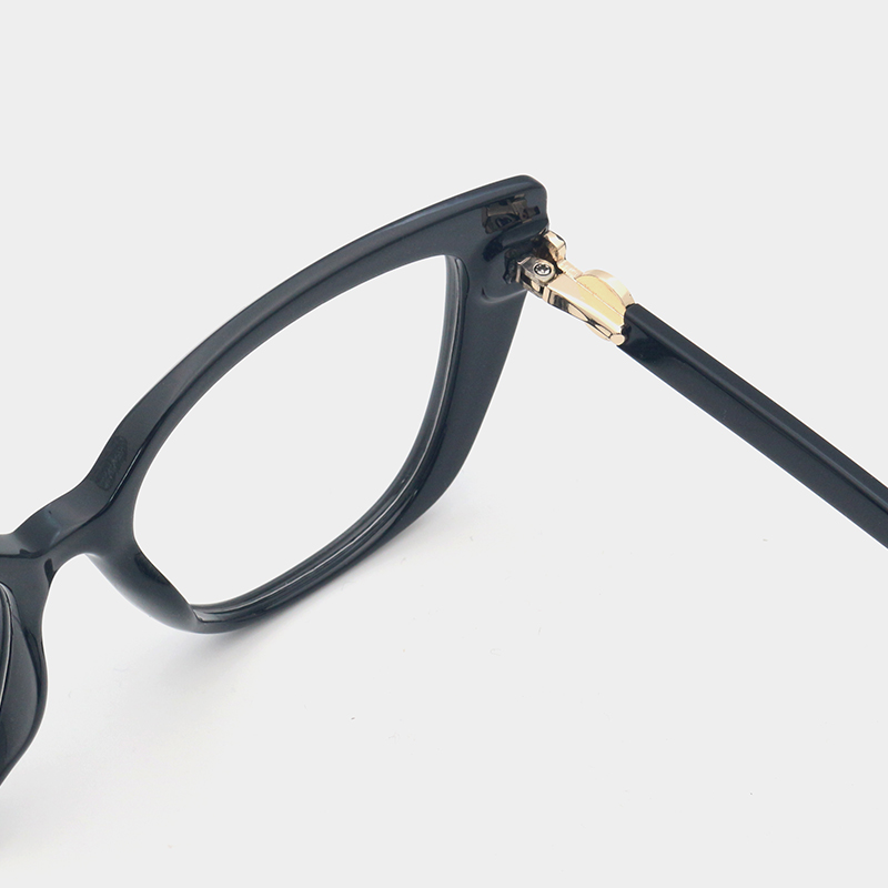 Spring hinge detail on Rosvian Glasses