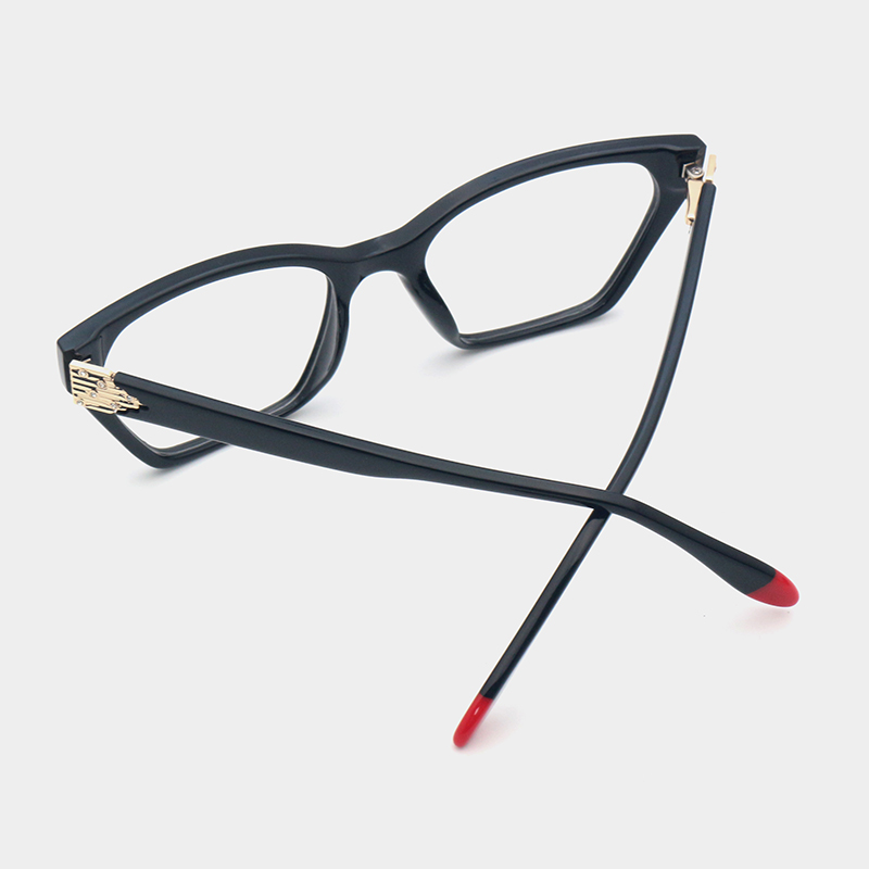 Diamond decoration glasses detail for ladies eyewear