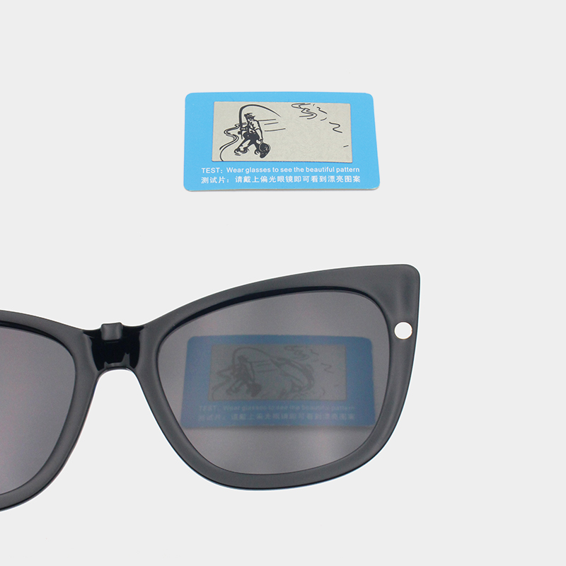 Solvaya Glasses polarized clip on lenses for outdoor glare reduction