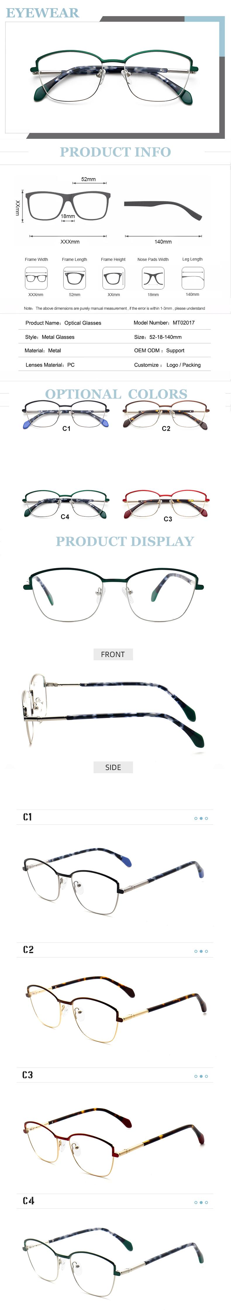 metal optical glasses