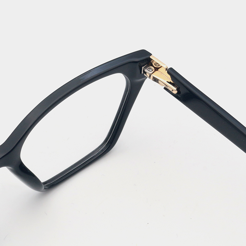 Spring hinge detail on Minerva Glasses