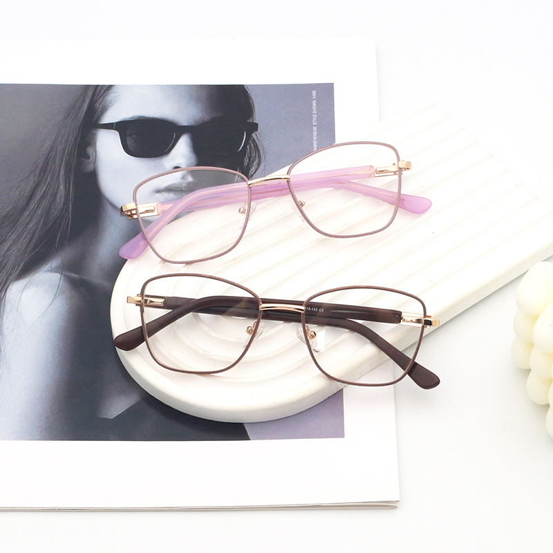 Miralune Glasses fashionable metal optical frames for women