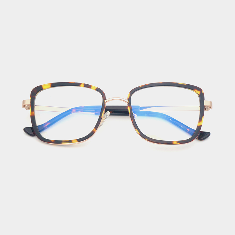 Averique Glasses high grade metal optical frames with acetate details