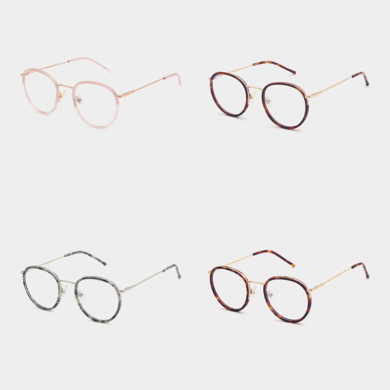 High grade metal optical frame detail on Crestano Glasses