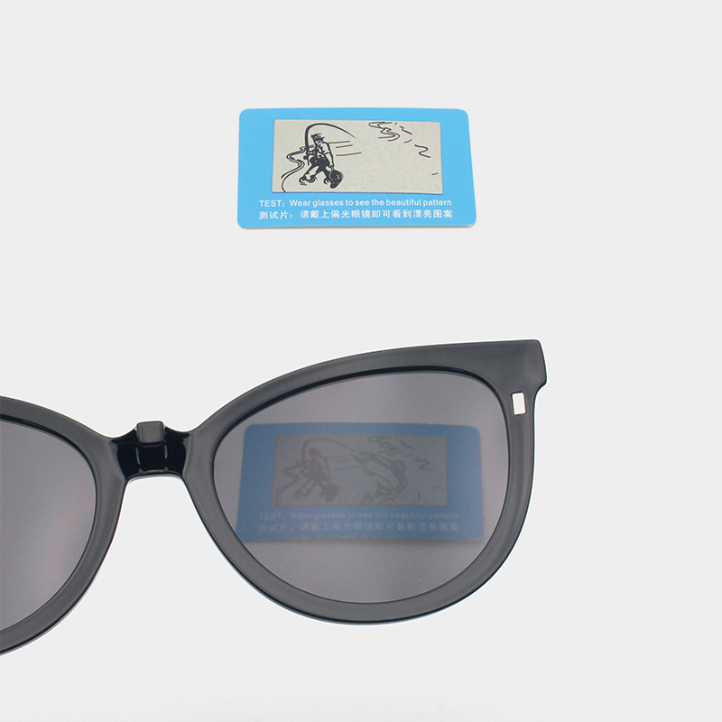 Polarized clip on lens on Norelia Glasses