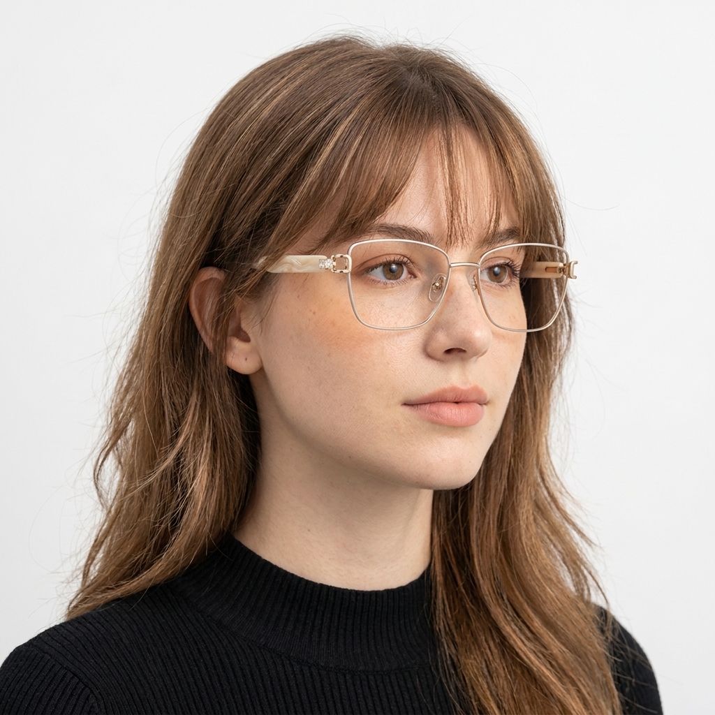 Coralyn Glasses fashionable metal optical frames for women