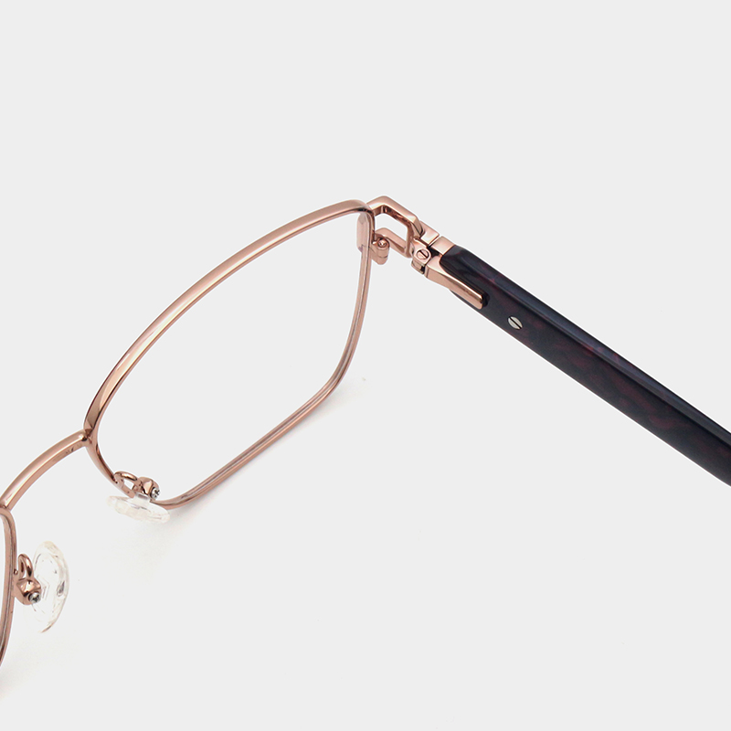 Spring hinge detail on Coralyn Glasses