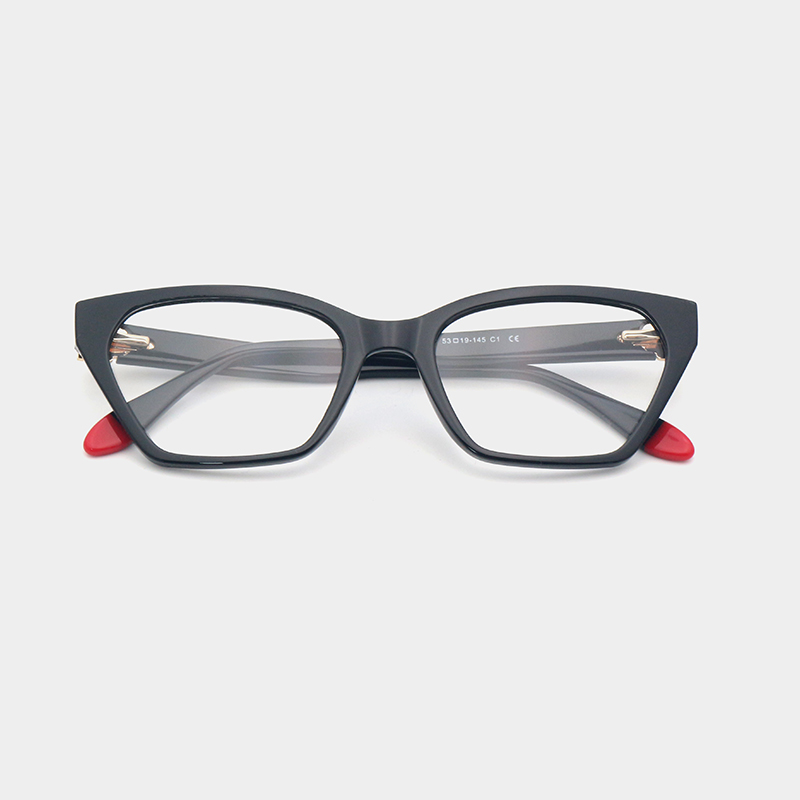 TR90 material front detail on ladies optical frames