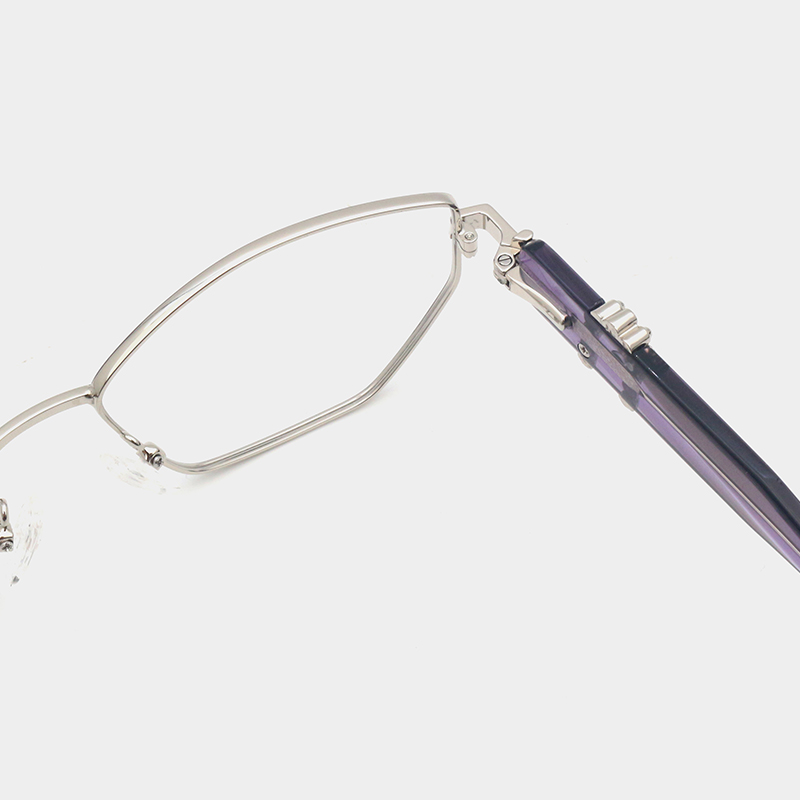 Spring hinge detail on Virelle Glasses