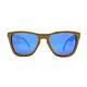 Wooden Eyewear Manufacturer Retro Polarized Sun Shades Bamboo Frame Sunglasses