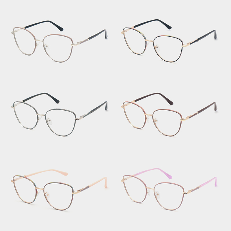 Drop painting temple decoration women optical frames