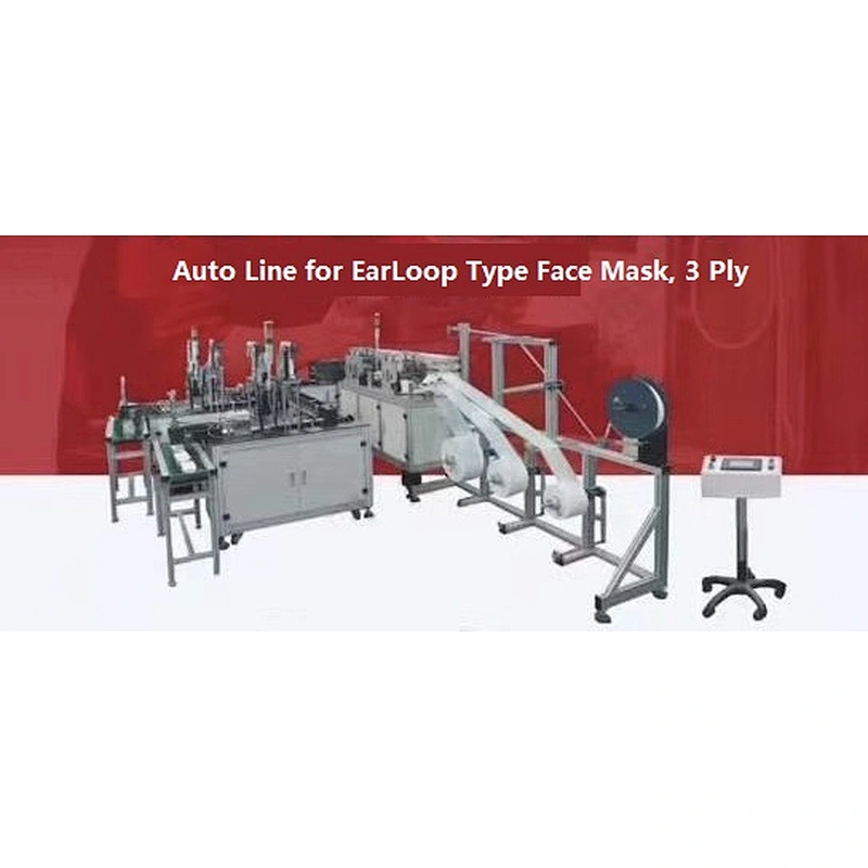 Automatic Ultrasonic Flat Face Mask Welding Machine for Surgical Mask