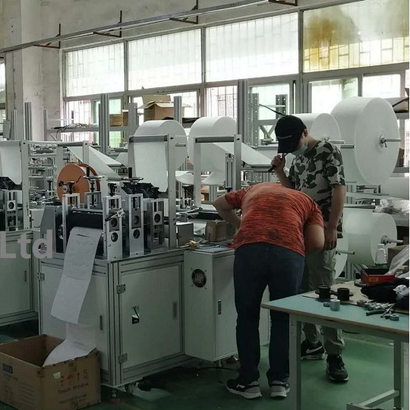 KN95 Face Mask Ultrasonic Sewing & Folding & Side Sealing & Cutting Machine