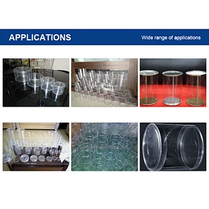 Automatic PET and PVC Cylinder forming machine