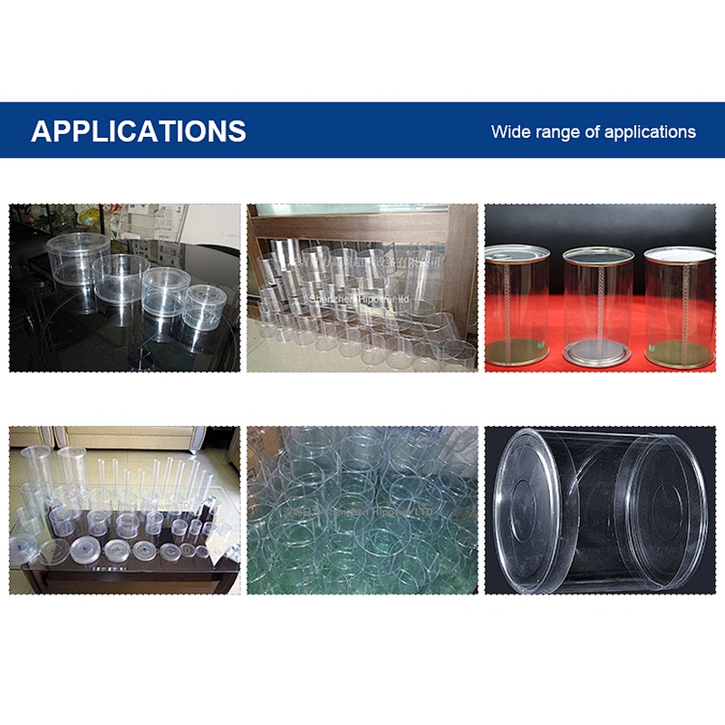 Automatic PET and PVC Cylinder forming machine