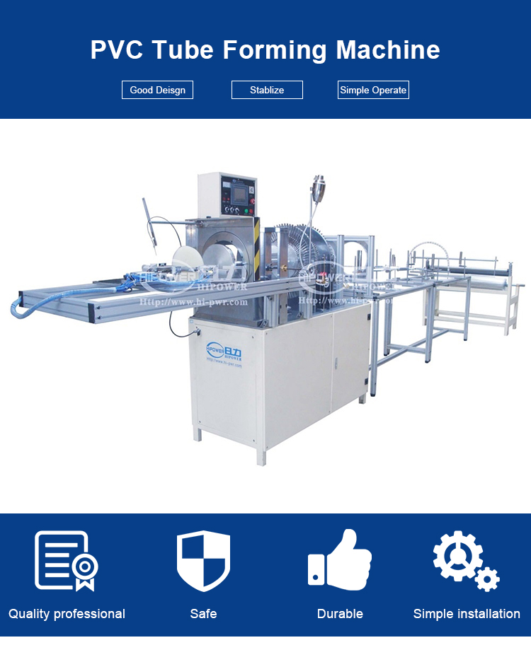 Automatic PET and PVC Cylinder forming machine