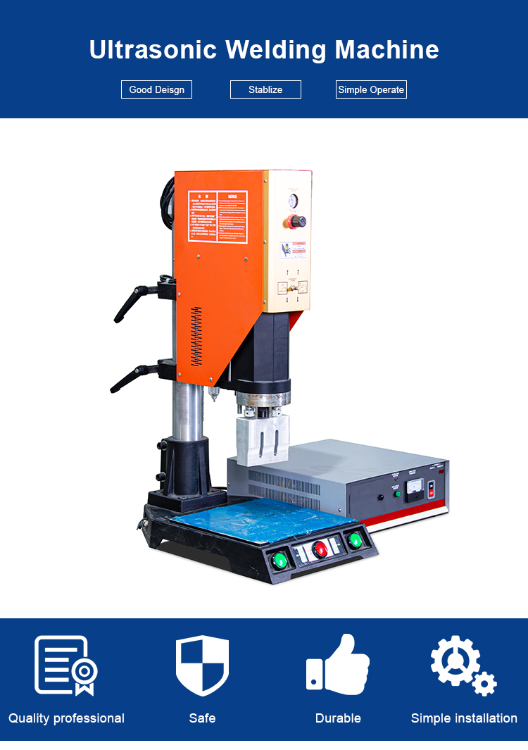 Ultrasonic plastic welding machine for PVC