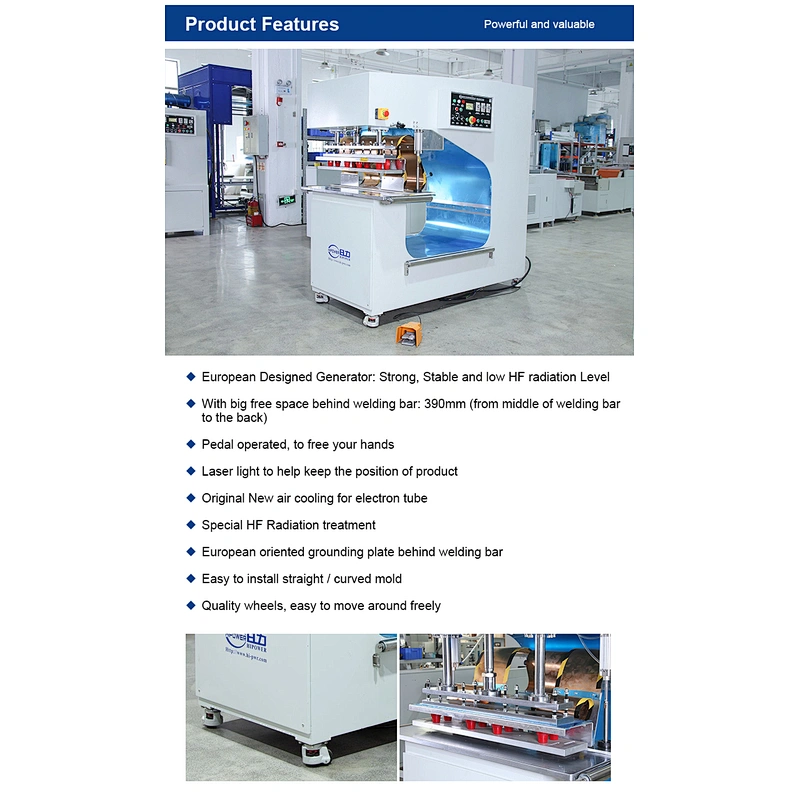 15KW Deep Throat High Frequency PVC Welding Machine