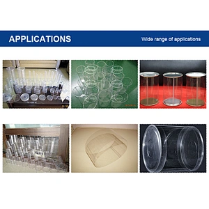 Automatic PET and PVC Cylinder forming machine