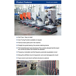 Ultrasonic plastic welding machine for PVC