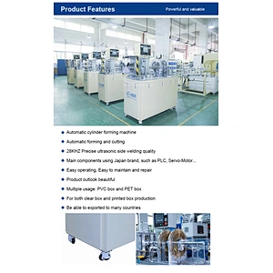 Automatic PET and PVC Cylinder forming machine