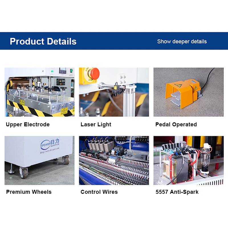 E Shape High Frequency PVC Tarpaulin Clothing Welding Machine